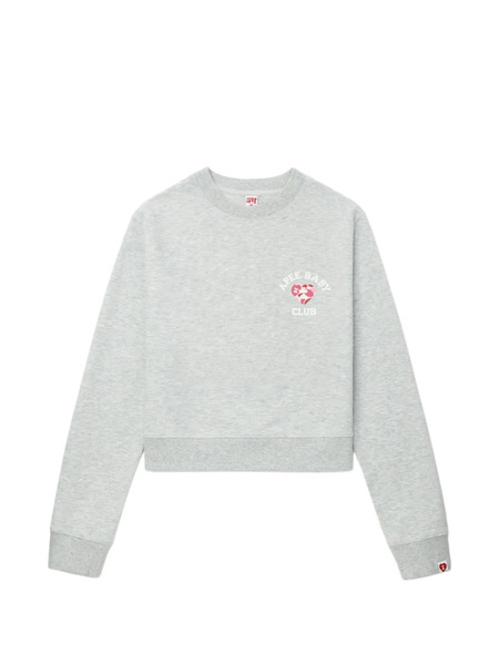  A Bathing Ape® Logo Crew-neck Sweater - Grey 