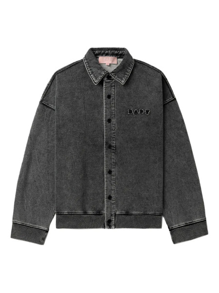  A Bathing Ape® Logo-embroidered Button-down Shirt - Grey 