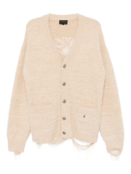  A Bathing Ape® Logo-embroidered Cardigan - Neutrals 