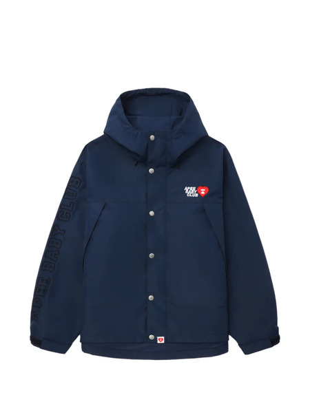 A Bathing Ape® Logo Hooded Jacket - Blue 