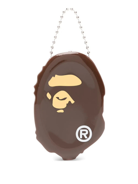  A Bathing Ape® Logo Keyring - Brown 