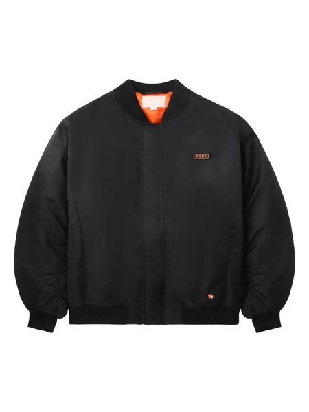 A Bathing Ape® Logo-patch Bomber Jacket - Black 