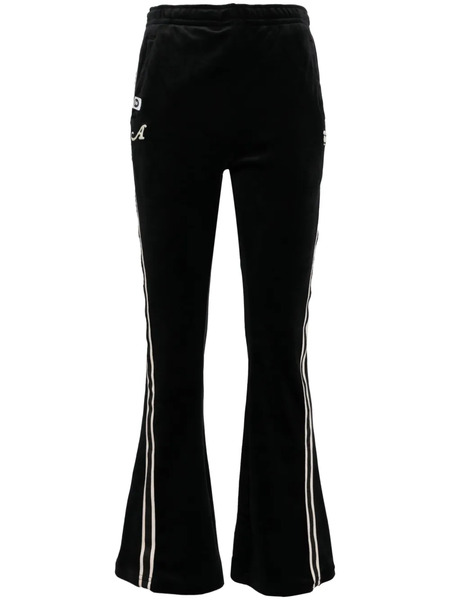  A Bathing Ape® Logo-patch Flared Trousers - Black 
