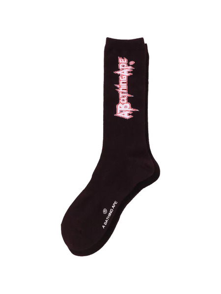  A Bathing Ape® Logo Socks - Black 