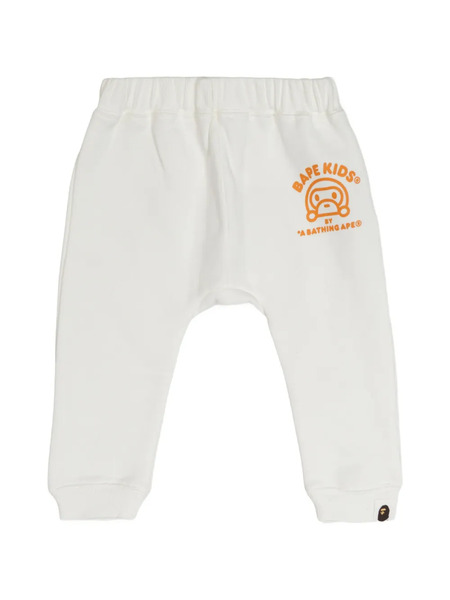  A Bathing Ape® Logo Trousers - White 