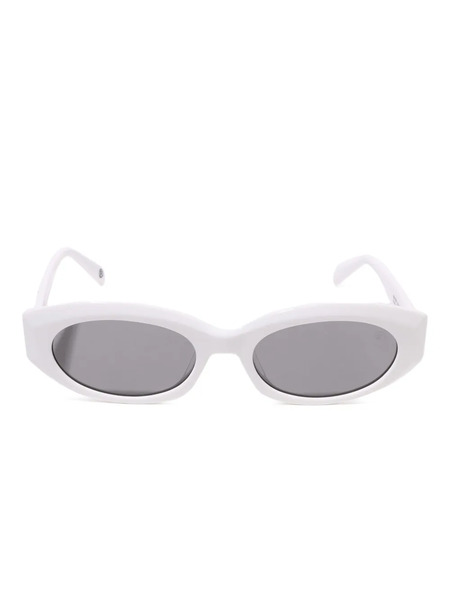  A Bathing Ape® Oval-frame Sunglasses - White 