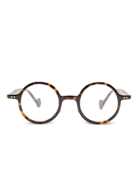  A Bathing Ape® Round-frame Glasses - Brown 