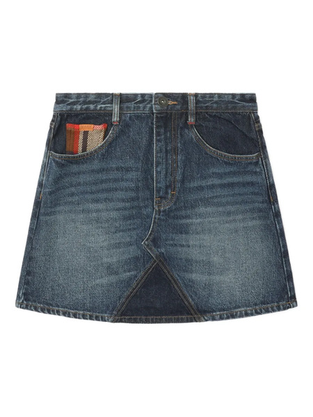  A Bathing Ape® Shadow-patch Mini Skirt - Blue 