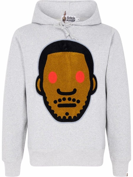  A Bathing Ape® X Kid Cudi grey Pullover Hoodie 
