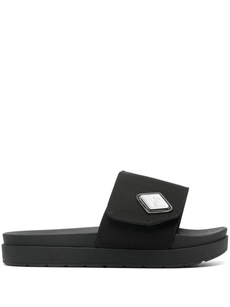  A-cold-wall* Diamond Padded Slides - Black 