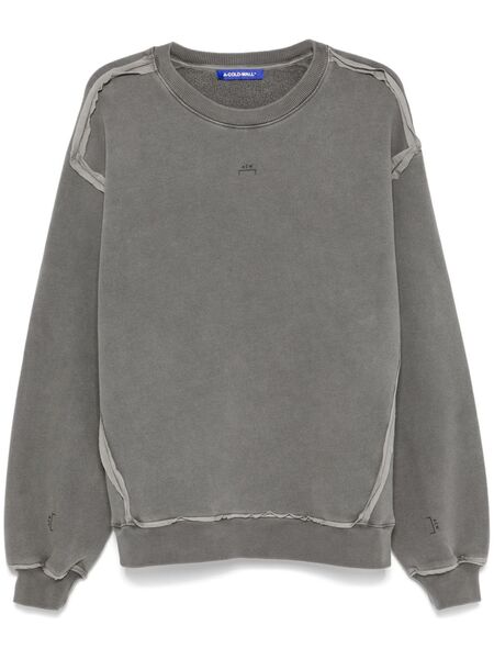  A-cold-wall* Facade Sweatshirt - Grey 