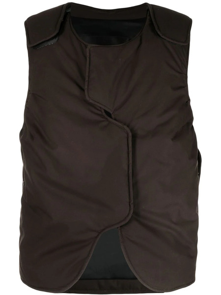  A-cold-wall* Form Asymmetric Gilet - Brown 