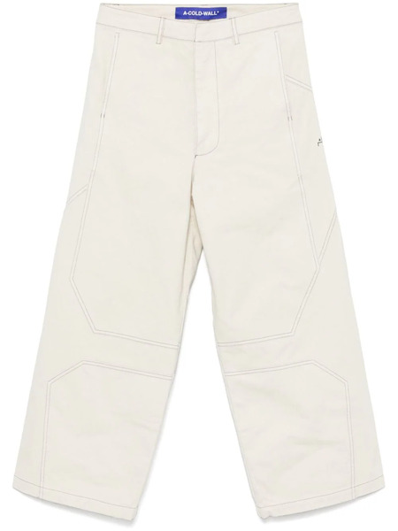  A-cold-wall* Format Wide-leg Trousers - Neutrals 