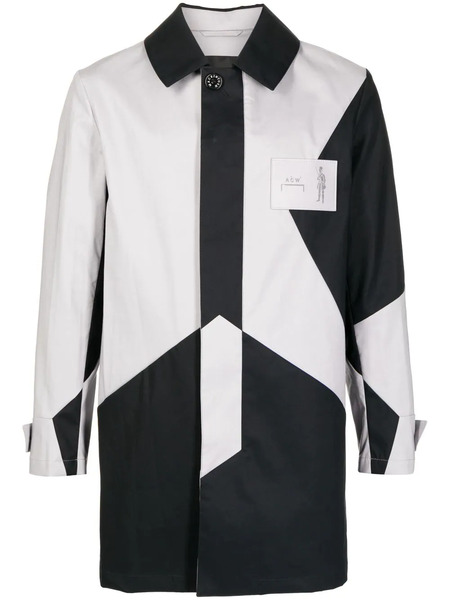  A-cold-wall* Geometric Panelled Jacket - Grey 