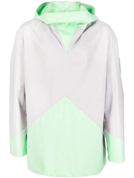  A-cold-wall* Geometric Panelled Windbreaker - Grey 