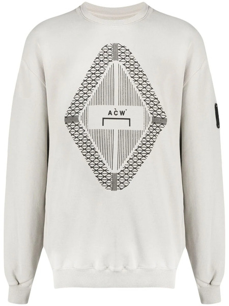  A-cold-wall* Gradient Logo-print Sweatshirt - Grey 