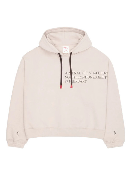  A-cold-wall* Logo Hooded Sweatshirt - Neutrals 