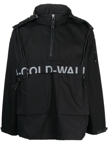  A-cold-wall* Logo-print Hooded Jacket - Black 