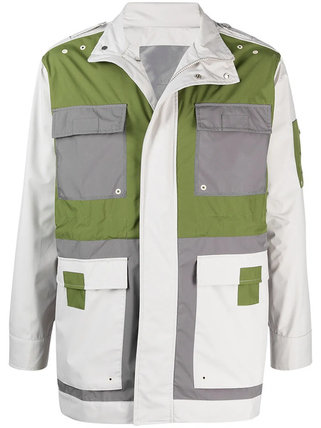  A-cold-wall* Rhombus Cargo Jacket - White 