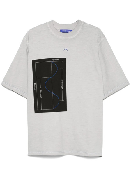  A-cold-wall* Waveform T-shirt - Grey 