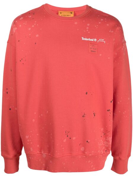  A-cold-wall* X Timberland Crew-neck Sweatshirt - Red 