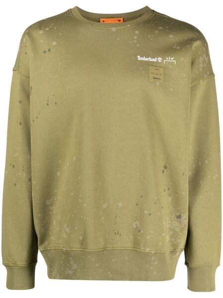  A-cold-wall* X Timberland Faded-effect Sweatshirt - Green 