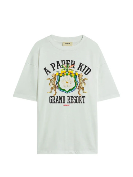  A Paper Kid Embellished T-shirt - Neutrals 