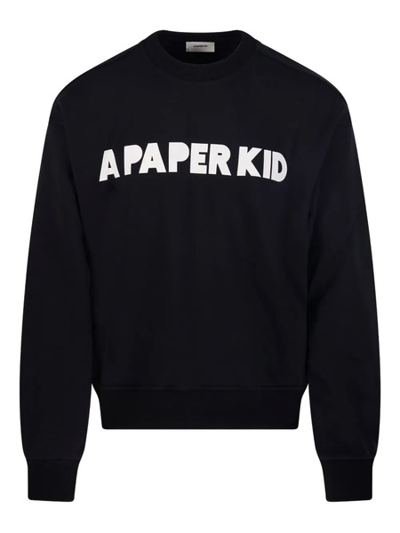  A Paper Kid Logo Sweatshirt - Black 
