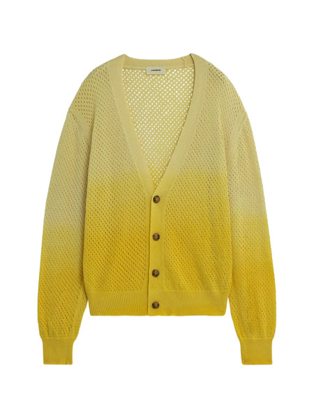  A Paper Kid Openwork Cardigan - Yellow 