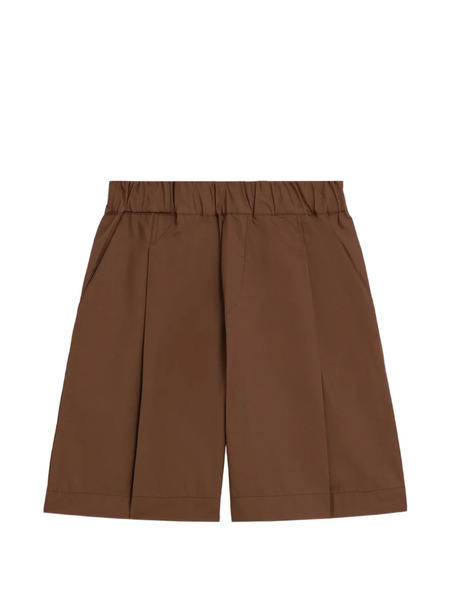  A Paper Kid Patch-pocket Shorts - Brown 