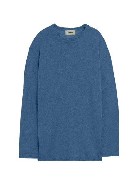  A Paper Kid Round-neck Sweater - Blue 