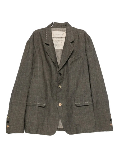 A Tentative Atelier Single-breasted Blazer - Black 