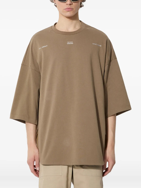  A.a. Spectrum Knockout Dropped-shoulder T-shirt - Brown 