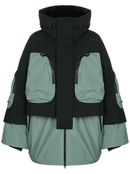  A.a. Spectrum Zip-up Padded Down Jacket - Green 
