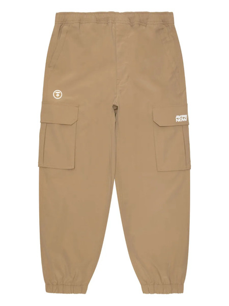  Aape By *a Bathing Ape® Cargo Patch-pockets Regular Trousers - Neutrals 