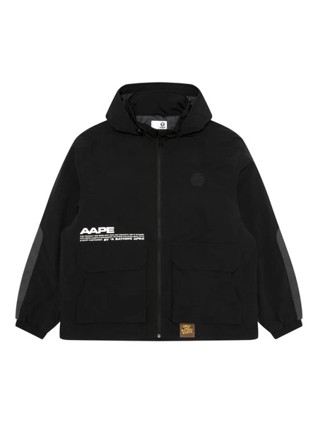  Aape By *a Bathing Ape® Contrast-panels Jacket - Black 