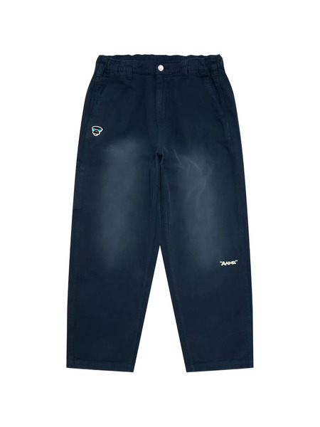  Aape By *a Bathing Ape® Elasticated Embroidered Trousers - Blue 