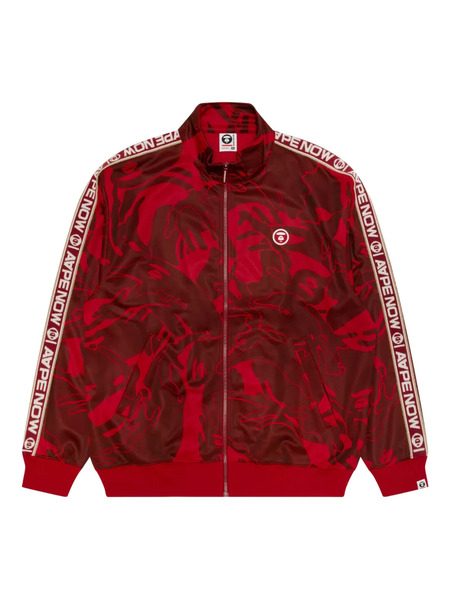  Aape By *a Bathing Ape® Embroidered-lettering Bomber Jacket 