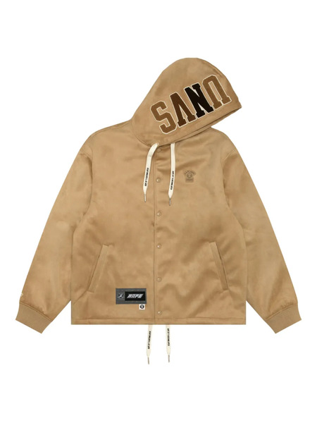  Aape By *a Bathing Ape® Hooded -appliqué Jacket - Neutrals 