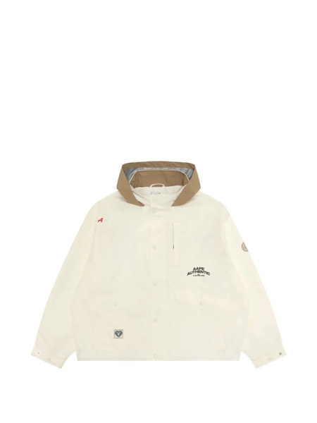  Aape By *a Bathing Ape® Hooded Jacket - Neutrals 