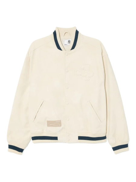  Aape By *a Bathing Ape® Logo-embossed Jacket - Neutrals 