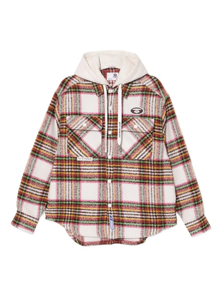  Aape By *a Bathing Ape® Logo-embroidered Jacket - Neutrals 