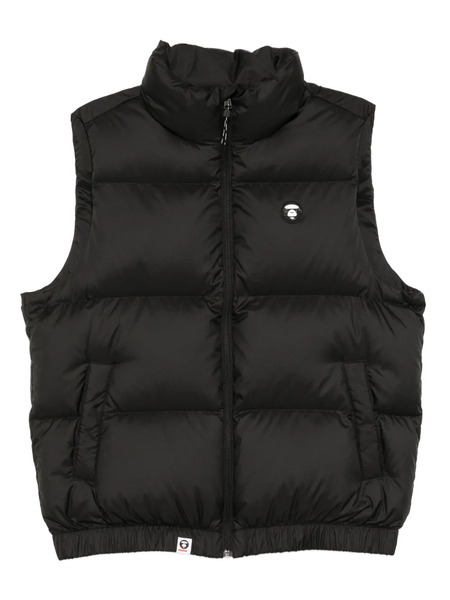  Aape By *a Bathing Ape® Logo-patch Gilet - Black 