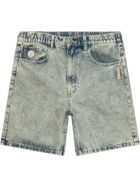  Aape By *a Bathing Ape® Logo-patch Shorts - Blue 