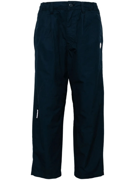  Aape By *a Bathing Ape® Logo-patch Trousers - Blue 