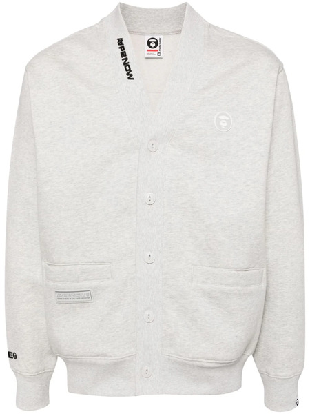  Aape By *a Bathing Ape® Logo-patched Jacket - Grey 