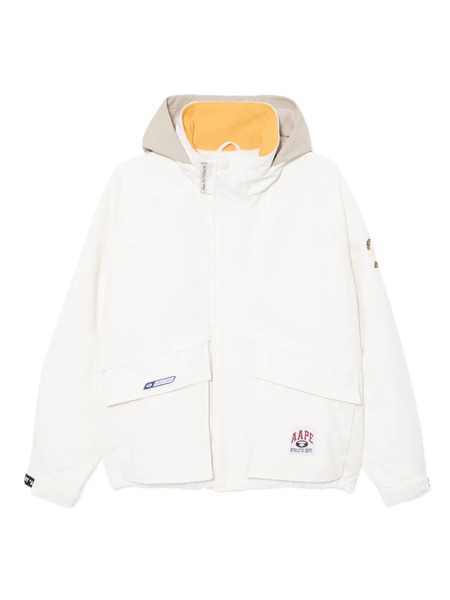  Aape By *a Bathing Ape® Logo-patched Jacket - White 