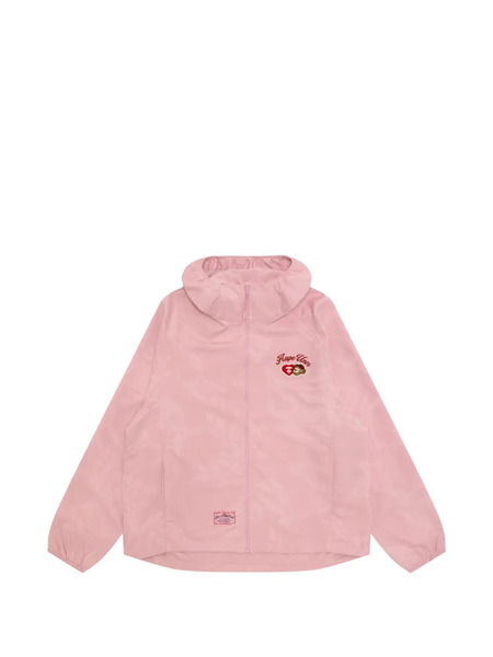  Aape By *a Bathing Ape® Patch-detail Hooded Jacket - Pink 