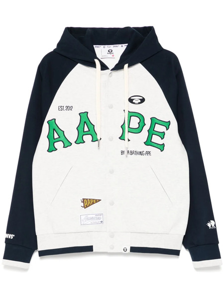  Aape By *a Bathing Ape® Patched Jacket - Grey 