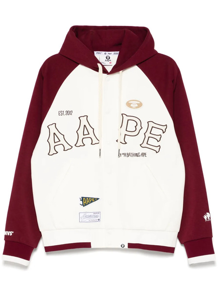  Aape By *a Bathing Ape® Patched Jacket - White 